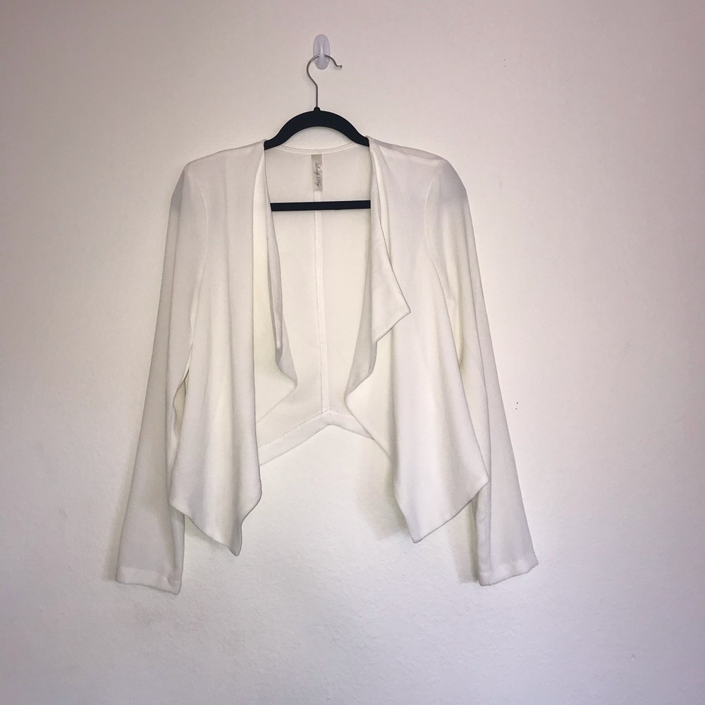 Cream colored light blazer